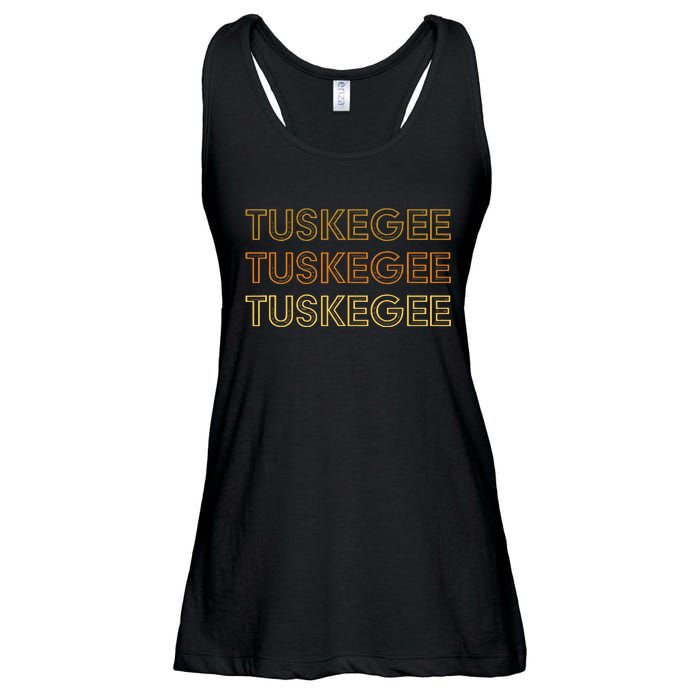 Tuskegee Al Souvenir Local Tuskegee Design Ladies Essential Flowy Tank