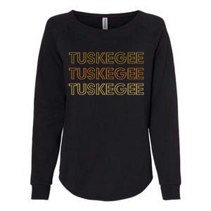 Tuskegee Al Souvenir Local Tuskegee Design Womens California Wash Sweatshirt