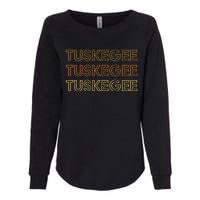 Tuskegee Al Souvenir Local Tuskegee Design Womens California Wash Sweatshirt