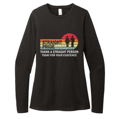 Thank A Straight Person Today For Your Existence Straight Womens CVC Long Sleeve Shirt