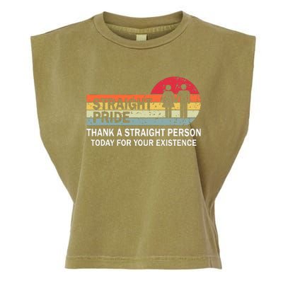 Thank A Straight Person Today For Your Existence Straight Garment-Dyed Women's Muscle Tee