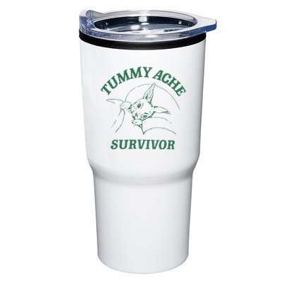 Tummy Ache Survivor Funny Rabbit Meme Bunny Lover Tumbler