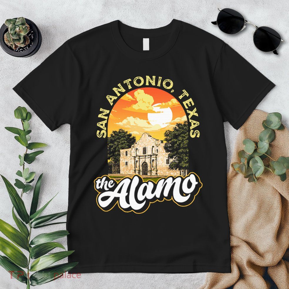 The Alamo San Antonio Texas Mission Vintage Retro Remember Premium T-Shirt