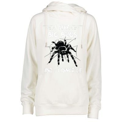 Tarantula Arthropod Spider Phobia Big Bugs Tarantula Spider Womens Funnel Neck Pullover Hood