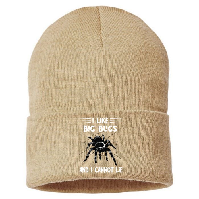 Tarantula Arthropod Spider Phobia Big Bugs Tarantula Spider Sustainable Knit Beanie