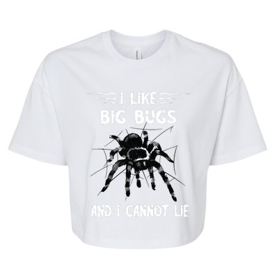 Tarantula Arthropod Spider Phobia Big Bugs Tarantula Spider Bella+Canvas Jersey Crop Tee