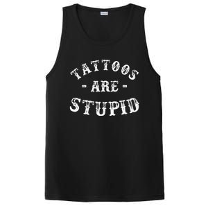 Tattoos Are Stupid Funny Sarcastic Ink Addict Tattoo PosiCharge Competitor Tank