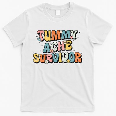 Tummy Ache Survivor Stomach Ache Vintage T-Shirt