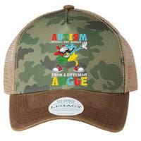 Teacher Autism Seeing The World From A Different Angle Legacy Tie Dye Trucker Hat