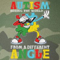 Teacher Autism Seeing The World From A Different Angle Legacy Tie Dye Trucker Hat