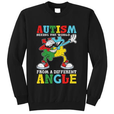Teacher Autism Seeing The World From A Different Angle Sweatshirt