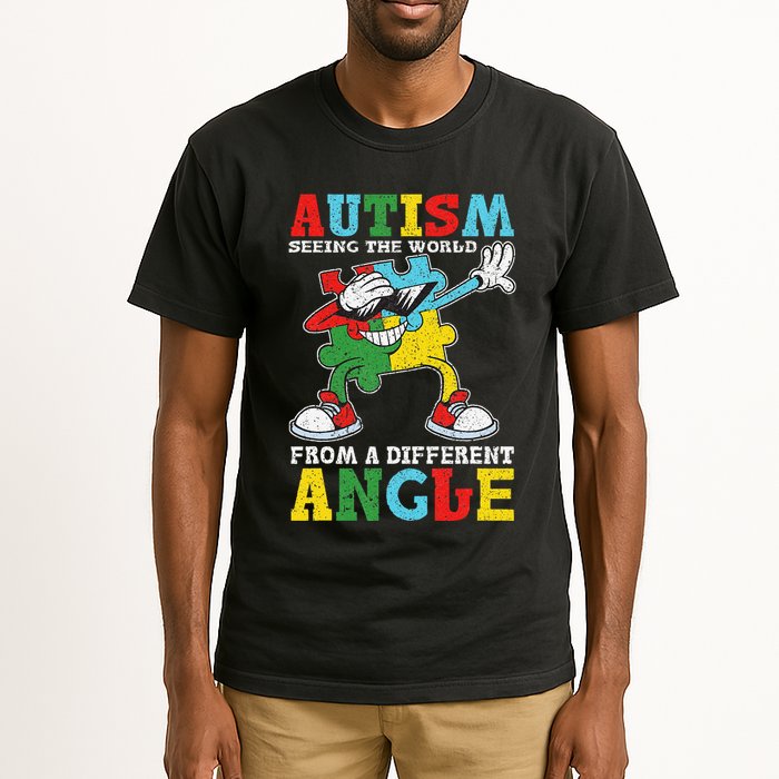 Teacher Autism Seeing The World From A Different Angle Tall T-Shirt