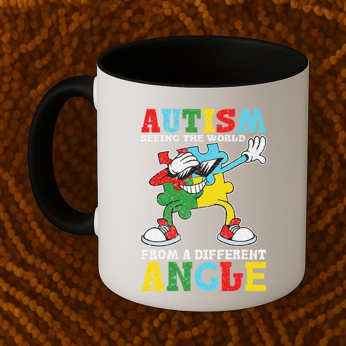 Teacher Autism Seeing The World From A Different Angle Mug