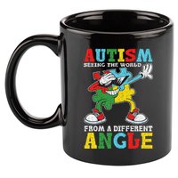 Teacher Autism Seeing The World From A Different Angle 11oz C Handle Ceramic Mug