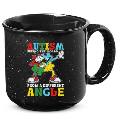 Teacher Autism Seeing The World From A Different Angle 15oz Campfire Ceramic Mug