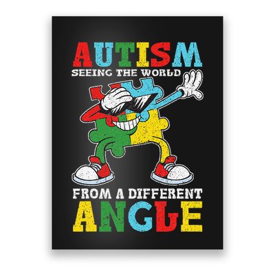 Teacher Autism Seeing The World From A Different Angle Poster