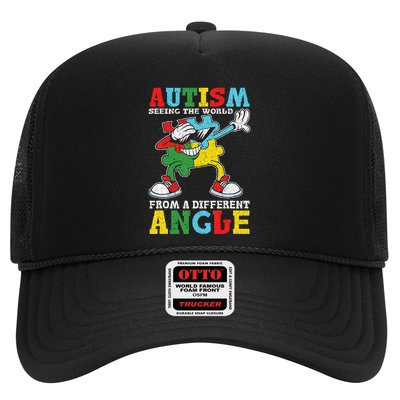 Teacher Autism Seeing The World From A Different Angle Trucker Hat
