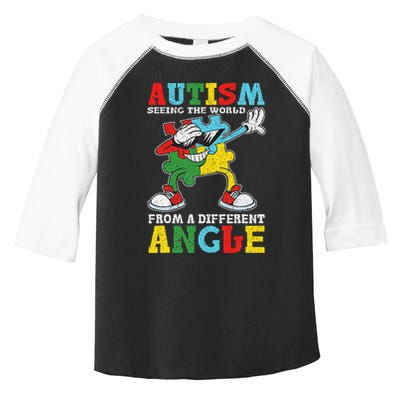 Teacher Autism Seeing The World From A Different Angle Toddler Fine Jersey T-Shirt