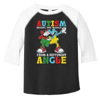 Teacher Autism Seeing The World From A Different Angle Toddler Fine Jersey T-Shirt