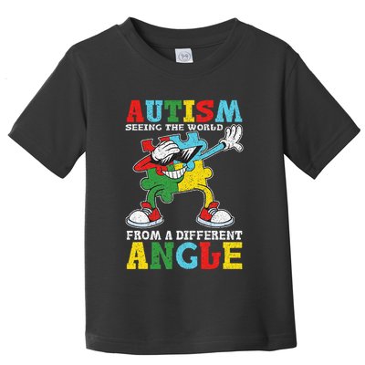 Teacher Autism Seeing The World From A Different Angle Toddler T-Shirt