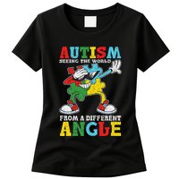 Teacher Autism Seeing The World From A Different Angle Womens T-Shirt