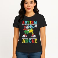Teacher Autism Seeing The World From A Different Angle Womens T-Shirt
