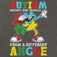 Teacher Autism Seeing The World From A Different Angle Cotton Canvas Backpack
