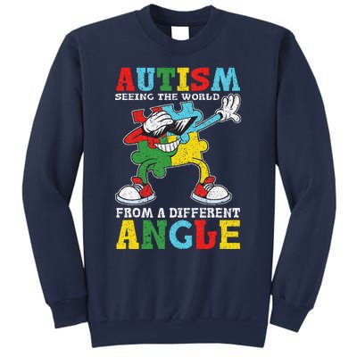 Teacher Autism Seeing The World From A Different Angle Sweatshirt