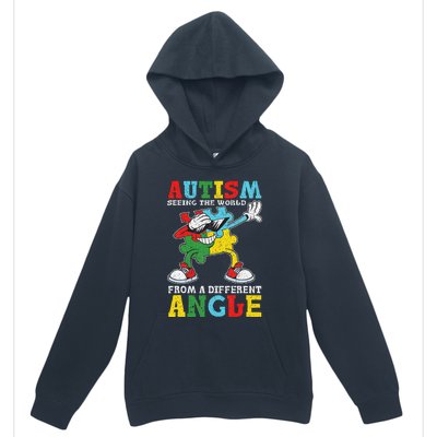 Teacher Autism Seeing The World From A Different Angle Urban Pullover Hoodie