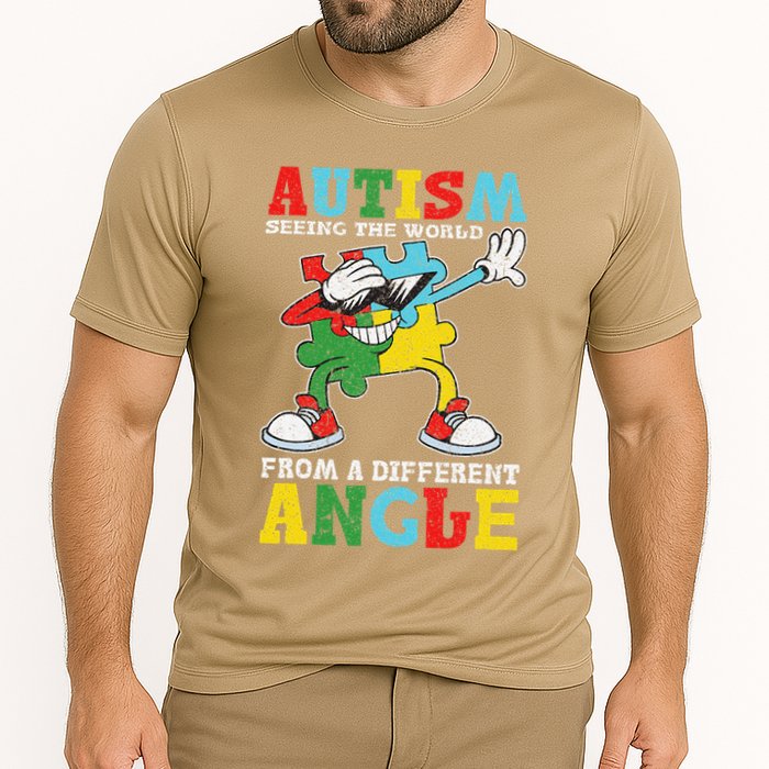Teacher Autism Seeing The World From A Different Angle Performance Shirt