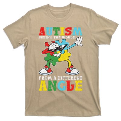 Teacher Autism Seeing The World From A Different Angle T-Shirt