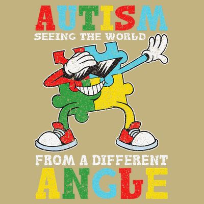 Teacher Autism Seeing The World From A Different Angle T-Shirt