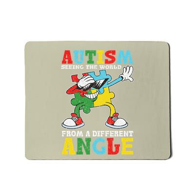 Teacher Autism Seeing The World From A Different Angle Mousepad