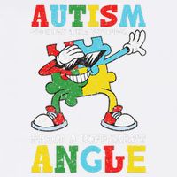 Teacher Autism Seeing The World From A Different Angle Garment-Dyed Sweatshirt