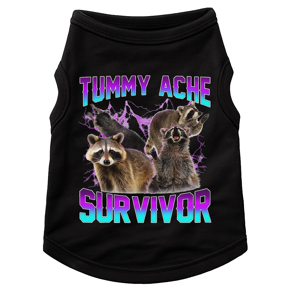 Tummy Ache Survivor Raccoon Doggie Tank