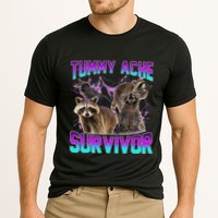Tummy Ache Survivor Raccoon Cooling Performance Crew T-Shirt