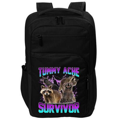 Tummy Ache Survivor Raccoon Impact Tech Backpack