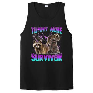 Tummy Ache Survivor Raccoon PosiCharge Competitor Tank