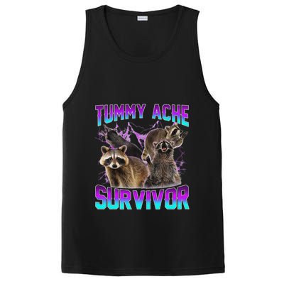 Tummy Ache Survivor Raccoon PosiCharge Competitor Tank