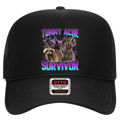 Tummy Ache Survivor Raccoon Trucker Hat