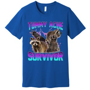 Tummy Ache Survivor Raccoon Premium T-Shirt