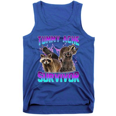 Tummy Ache Survivor Raccoon Tank Top
