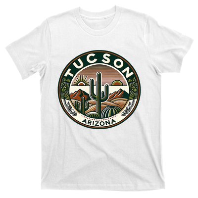 Tucson Arizona Southwestern Saguaro Cacti Desert Landscape T-Shirt