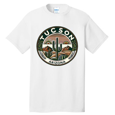 Tucson Arizona Southwestern Saguaro Cacti Desert Landscape Tall T-Shirt