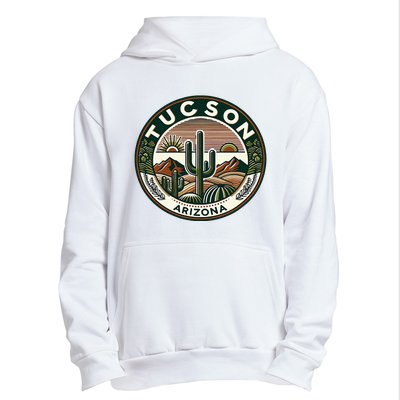 Tucson Arizona Southwestern Saguaro Cacti Desert Landscape Urban Pullover Hoodie