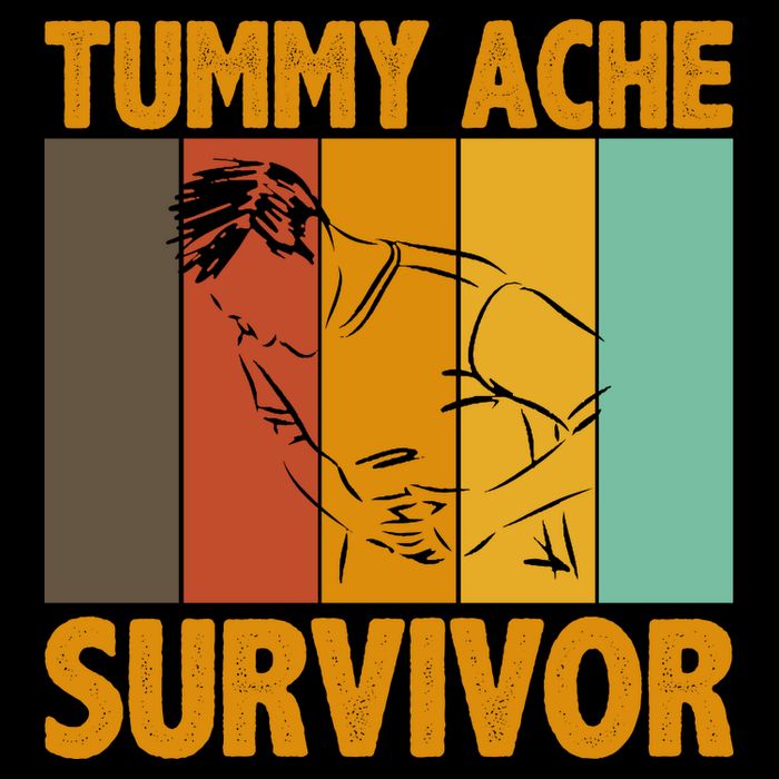 Tummy Ache Survivor Vintage Backpack