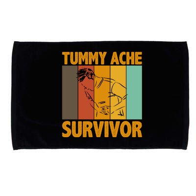 Tummy Ache Survivor Vintage Microfiber Hand Towel