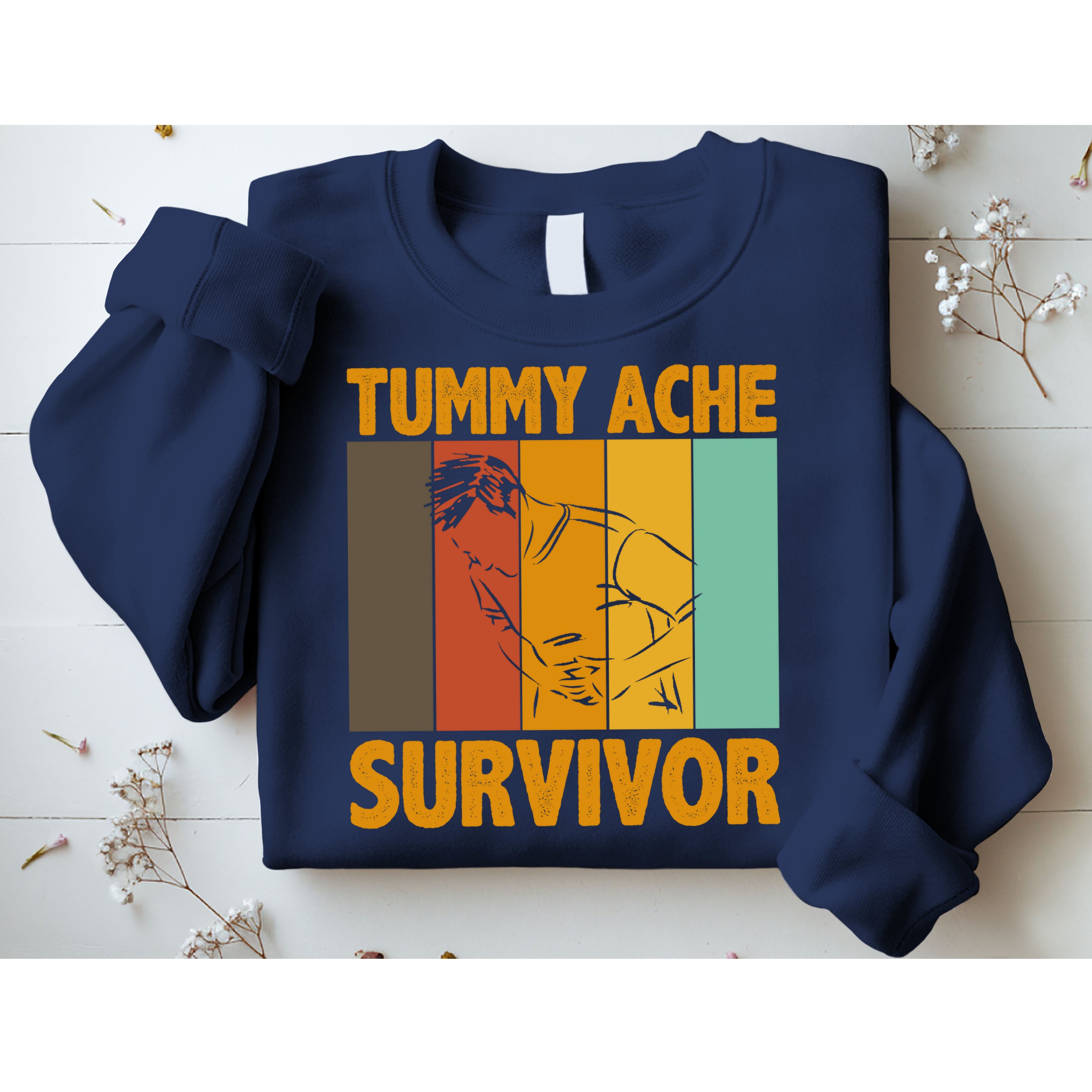 Tummy Ache Survivor Vintage Sweatshirt