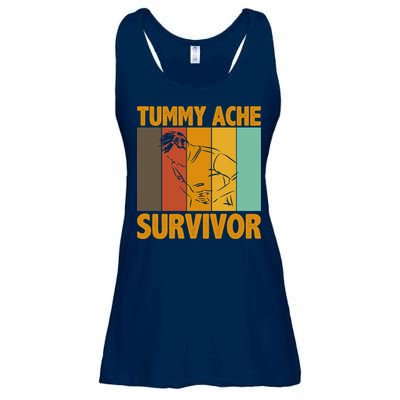 Tummy Ache Survivor Vintage Ladies Essential Flowy Tank