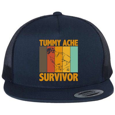 Tummy Ache Survivor Vintage Flatbill Hat